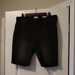 Wonderly Black  Denim Shorts